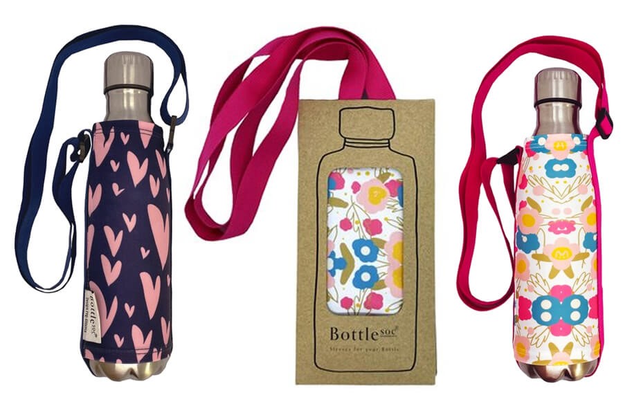 Bottlesocs on bottles and packaging