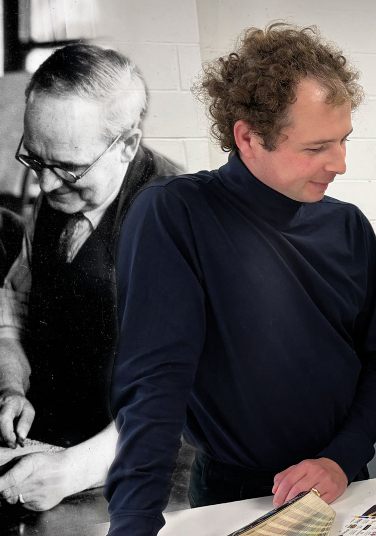 Holywell Press now and then banner