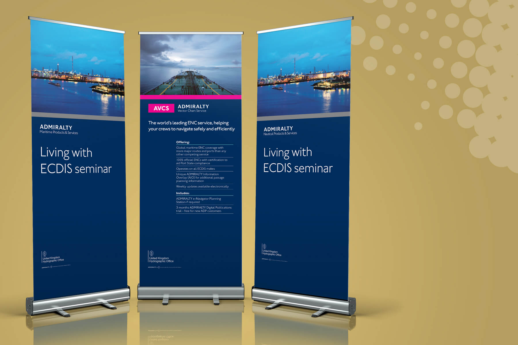 Pull-up Conference Banners for The Admiralty