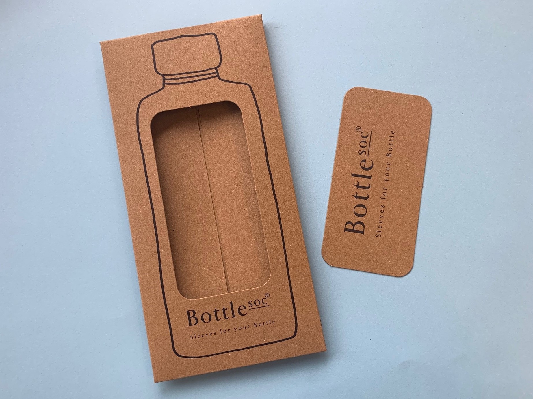 Bottlesoc's sustainable printed packaging Bottlesoc's sustainable printed packaging