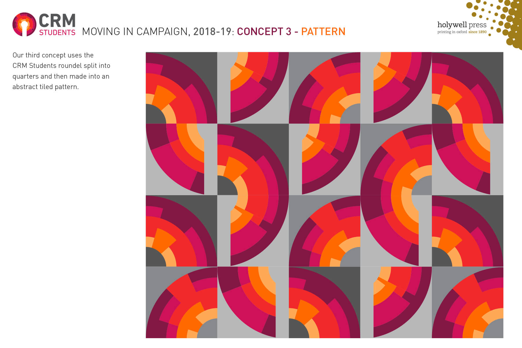 CRM Students patterns concept pitch