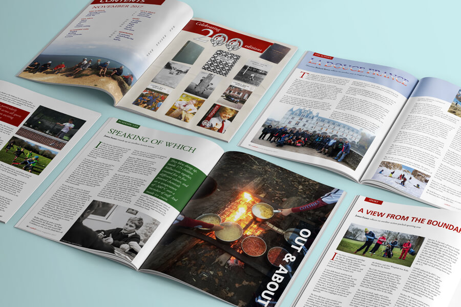 Cothill House School magazine design and print