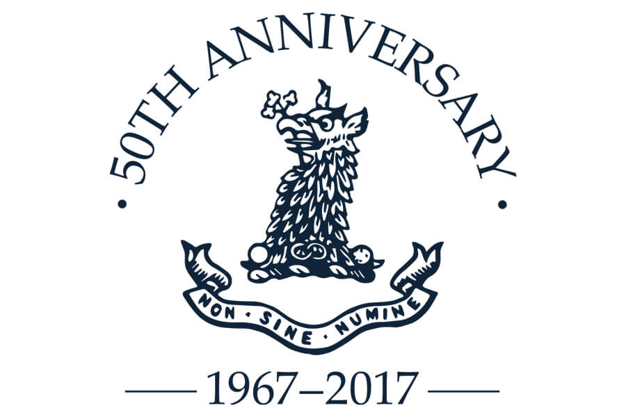 Greene's Tutorial College 50th Anniversary Crest