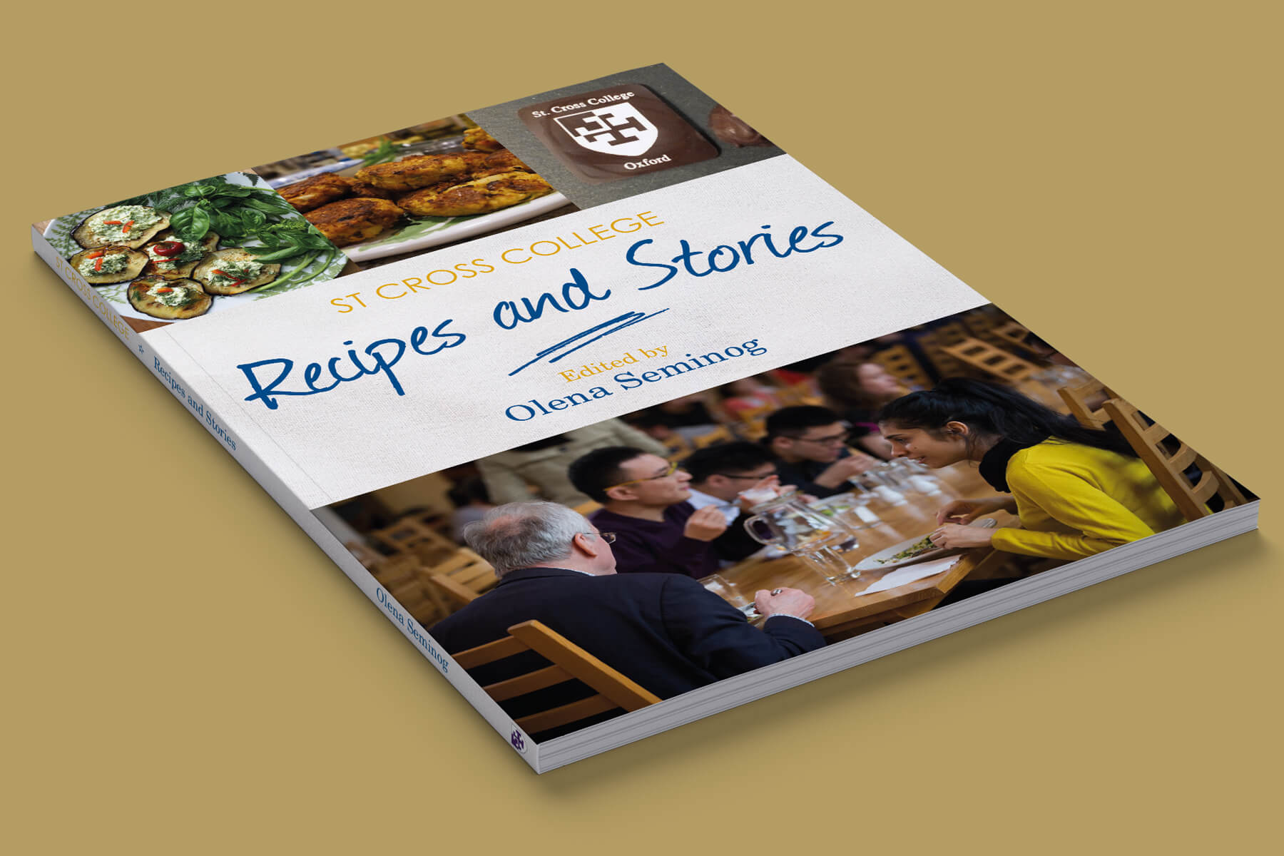 Recipe book printed for St Cross College, Oxford