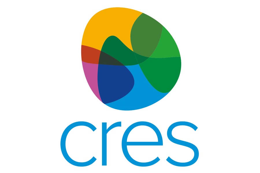Vertical CRES logo