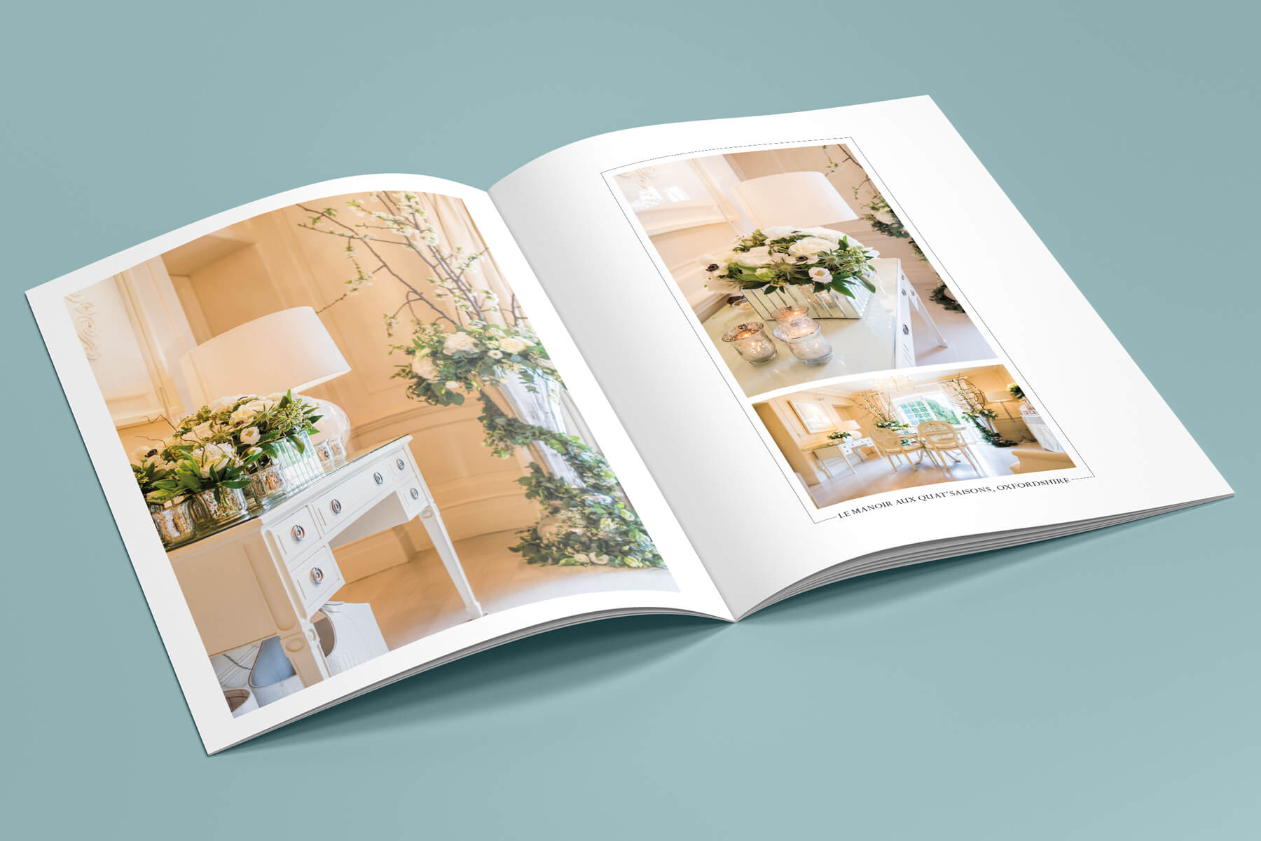 Fabulous Flowers Wedding Brochure Inside Spread 1