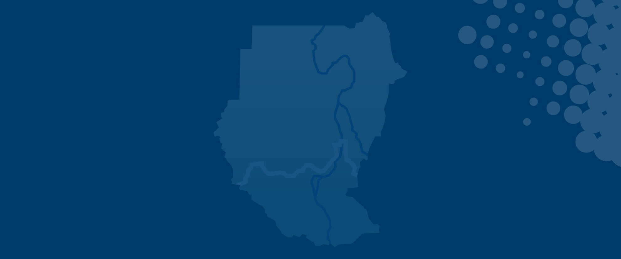 Sudanese Programme logo on blue background