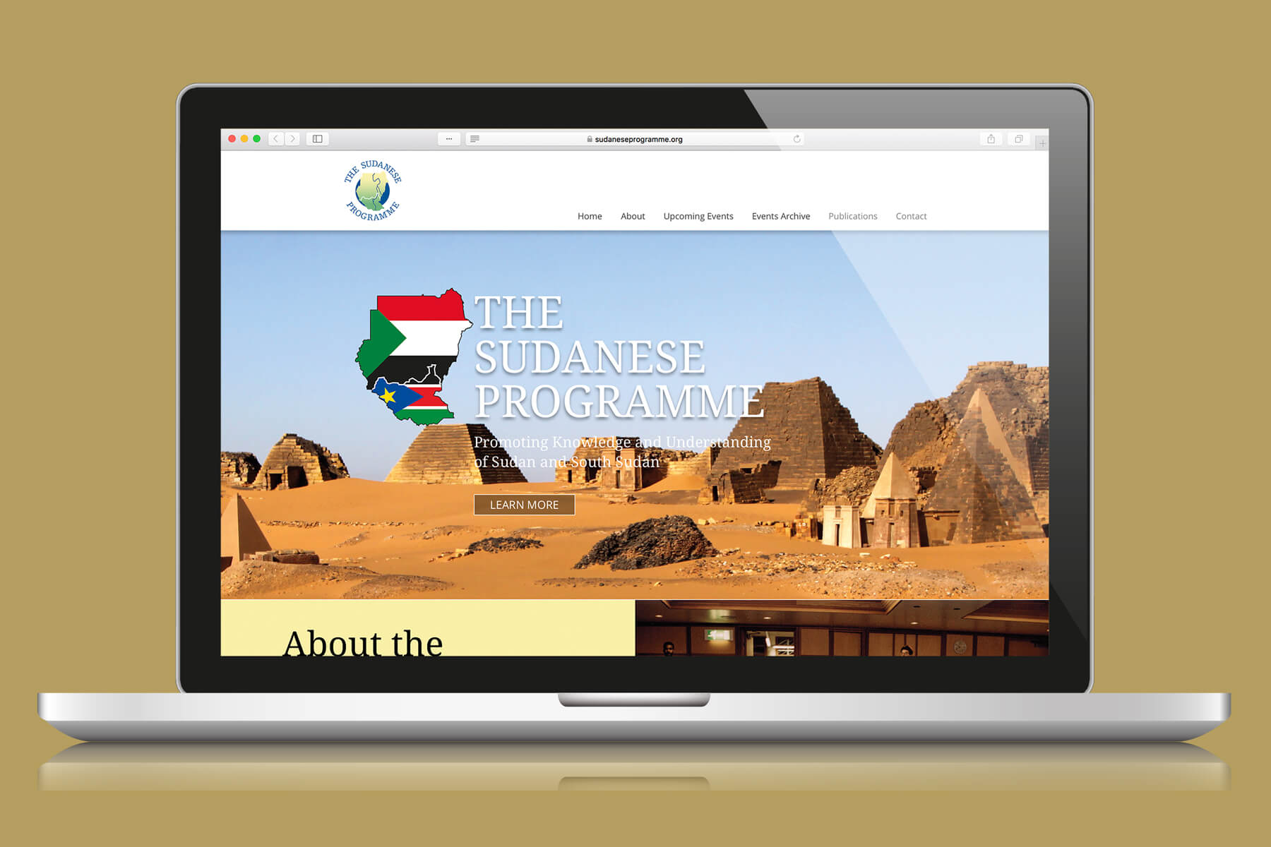 The Sudanese Programme Website Homepage